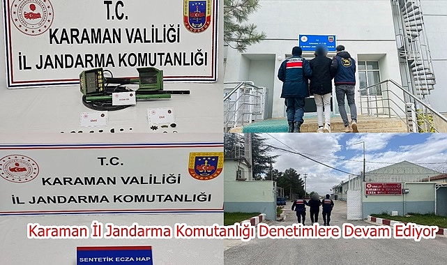 Karaman İl Jandarma Komutanlığı Denetimlere Devam Ediyor