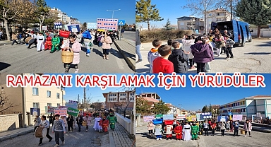 RAMAZANI KARŞILAMAK İÇİN YÜRÜDÜLER