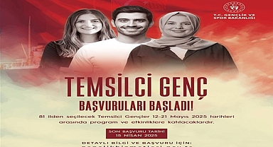 19 MAYIS İÇİN 2025 YILI ‘TEMSİLCİ GENÇ’ BAŞVURULARI BAŞLADI