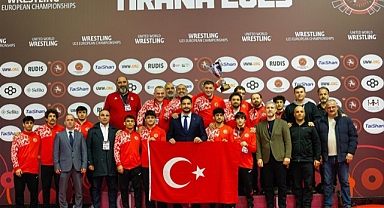 Avrupa Güreş Şampiyonası'nda 16 Madalya Kazanıldı