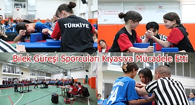 Bilek Güreşi Sporcuları Kıyasıya Mücadele Etti