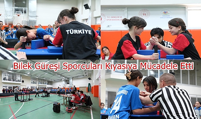 Bilek Güreşi Sporcuları Kıyasıya Mücadele Etti