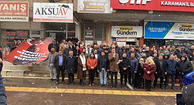 Cumhuriyet Halk Partisi Karaman İl Başkanlığı Basın Açıklamasında Bulundu