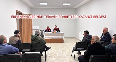 ERMENEK İLÇESİNDE TERAVİH SOHBETLERİ KAZANCI BELDESİ