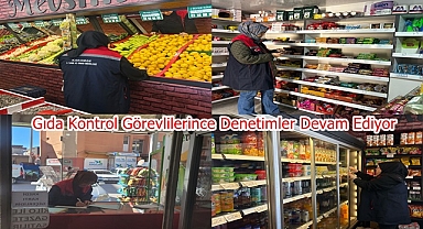 Gıda Kontrol Görevlilerince Denetimler Devam Ediyor