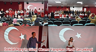 İstiklal Marşı’nı Güzel Okuma Yarışması Finali Gerçekleşti