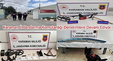 Karaman İl Jandarma Komutanlığı Denetimlere Devam Ediyor