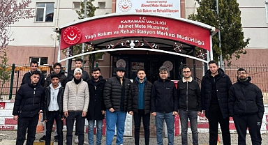 Karamanoğlu Mehmetbey Yurdu Öğrencilerinden Anlamlı Ziyaret