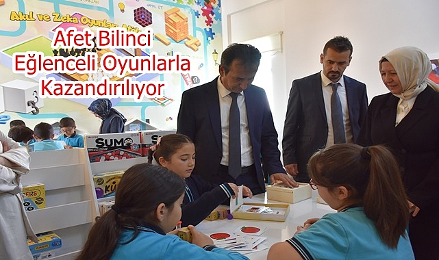 Afet Bilinci Eğlenceli Oyunlarla Kazandırılıyor