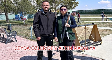 CEYDA ÖZLER’DEN ALTIN MADALYA