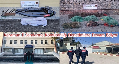 Karaman İl Jandarma Komutanlığı Denetimlere Devam Ediyor