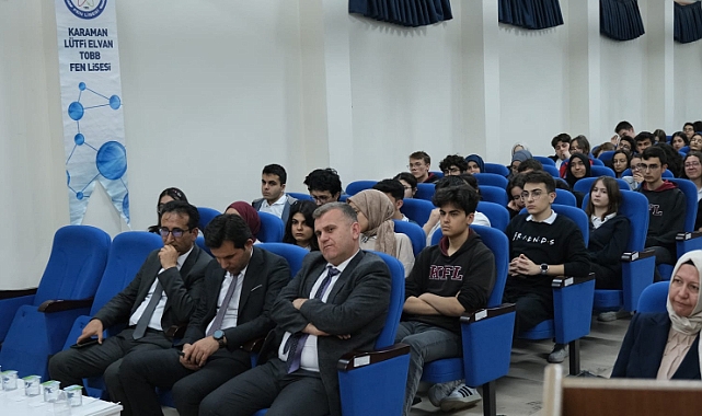 Karaman TOBB Fen Lisesi’nde Gençlik Söyleşisi Gerçekleştirildi