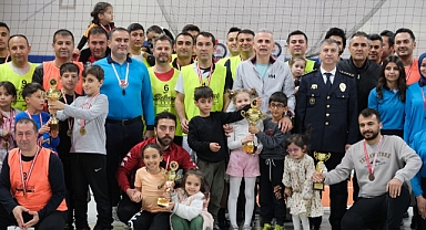 Polis Haftası il birinciliği turnuvası final müsabakası düzenlendi.