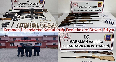 Karaman İl Jandarma Komutanlığı Denetimlere Devam Ediyor