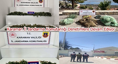 Karaman İl Jandarma Komutanlığı Denetimlere Devam Ediyor