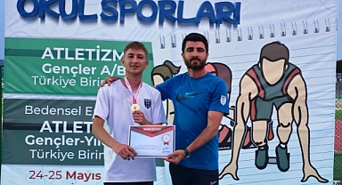 KARAMANLI ÖĞRENCİ TÜRKİYE ŞAMPİYONU OLDU: YÜKSEK ATLAMA BRANŞINDA ALTIN MADALYA