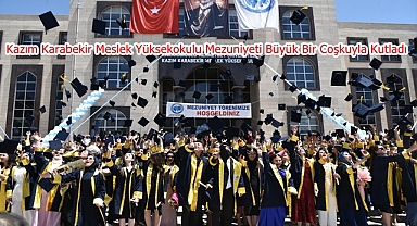 Kazım Karabekir Meslek Yüksekokulu Mezuniyeti Büyük Bir Coşkuyla Kutladı