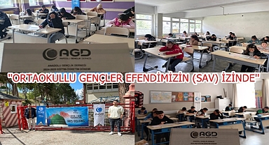 ''ORTAOKULLU GENÇLER EFENDİMİZİN (SAV) İZİNDE''