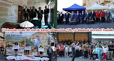 Türkçenin resmi dil olarak kabul edilmesinin 748. yıl dönümü törenleri başladı
