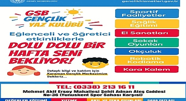 GSB GENÇLİK YAZ KULÜBÜ İLE KARAMAN’DA DOLU DOLU BİR YAZ BAŞLIYOR