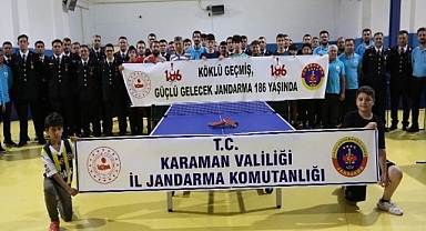 KANUN ORDUSU 186 YAŞINDA: JANDARMA TEŞKİLATI KARAMAN’DA DOLU DOLU KUTLANDI