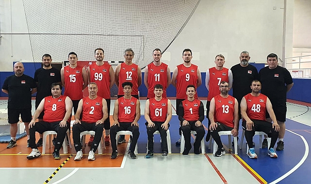 OTURARAK VOLEYBOL MİLLİ TAKIMI, KARAMAN KAMPINI TAMAMLAYARAK BERLİN YOLCUSU OLDU