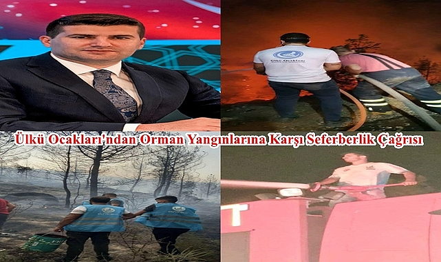 Ülkü Ocakları'ndan Orman Yangınlarına Karşı Seferberlik Çağrısı