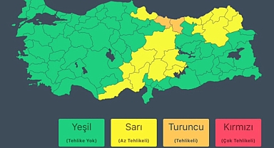 AFAD'dan Kuvvetli Yağış ve Fırtına Uyarısı: 11 İl İçin Sarı, 2 İl İçin Turuncu Alarm Verildi