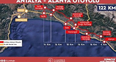 ANTALYA-ALANYA OTOYOLU’NUN TEMELİ ATILIYOR