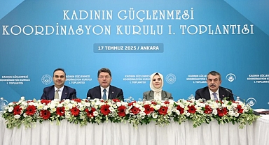 BAKAN GÖKTAŞ, KADININ GÜÇLENMESİ KOORDİNASYON KURULU'NUN İLK TOPLANTISINA BAŞKANLIK ETTİ