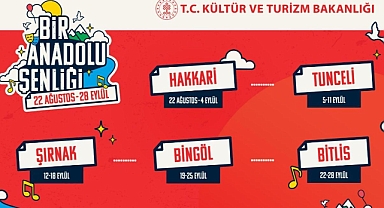 “Bir Anadolu Şenliği” İle 5 Şehir Kültür ve Sanatla Buluşuyor