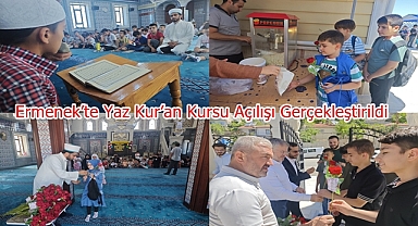 Ermenek’te Yaz Kur’an Kursu Açılışı Gerçekleştirildi