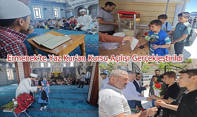 Ermenek’te Yaz Kur’an Kursu Açılışı Gerçekleştirildi