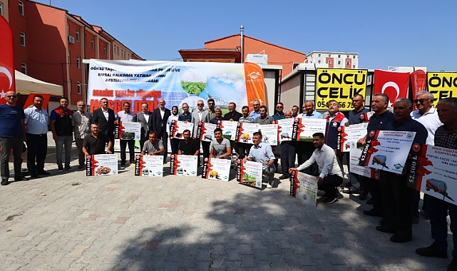 GÖKSU TAŞELİ HAVZASI VE KIRSAL KALKINMA PROJESİ KAPSAMINDA MAKİNE EKİPMAN DAĞITIM TÖRENİ DÜZENLENDİ