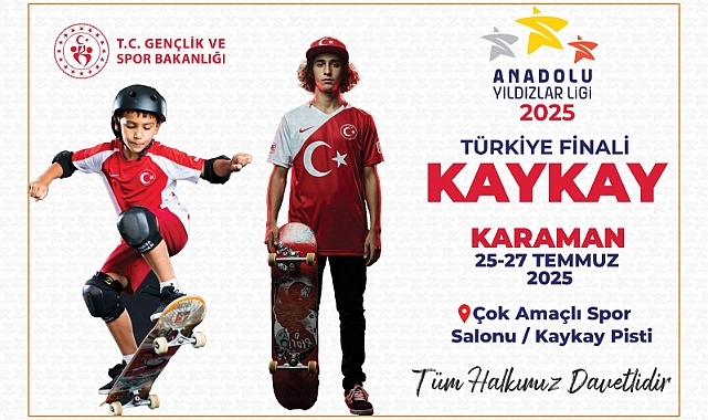 Karaman, ANALİG Kaykay Türkiye Birinciliği’ne Ev Sahipliği Yapacak