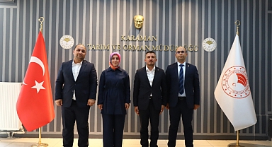 KARAMAN’DA COĞRAFİ BİLGİ SİSTEMİ TOPLANTISI GERÇEKLEŞTİRİLDİ, HAMİDİYE VE BÖLÜKYAZI KÖYLERİNE SAHA ZİYARETİ 