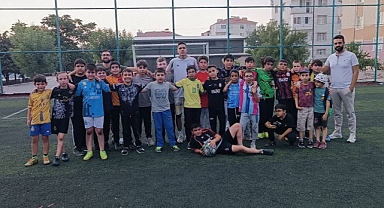 Karaman’da Yaz Kur’an Kursu Öğrencilerinden Dostluk Maçı