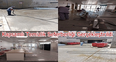 Karaman Eğitim ve Araştırma Hastanesi’nde Kapsamlı Temizlik Seferberliği Gerçekleştirildi