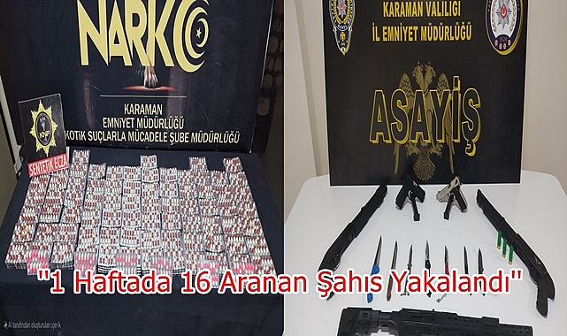 Karaman Emniyet Müdürlüğü Denetimlere Devam Ediyor