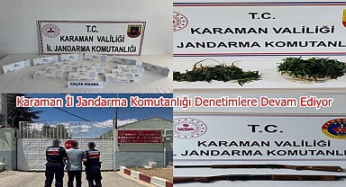 Karaman İl Jandarma Komutanlığı Denetimlere Devam Ediyor