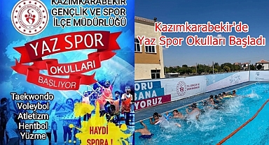 Kazımkarabekir'de Yaz Spor Okulları Başladı
