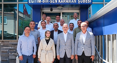 Vali Mehmet Fatih Çiçekli’den Memur-Sen Karaman İl Temsilciliğine Ziyaret