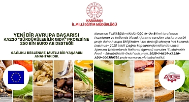 Yeni Bir Avrupa Başarısı, KA220 “Sürdürülebilir Gıda” Projesine 250 Bin Euro AB Desteği!