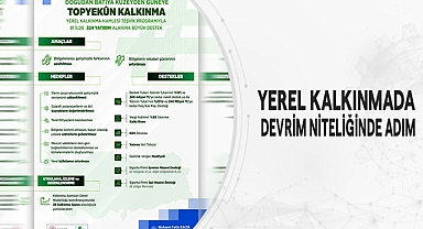 Yerel Kalkınmada Devrim Niteliğinde Adım