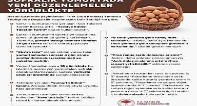 Yumurta Tebliği'nde Değişiklik Resmî Gazete’de Yayımlandı
