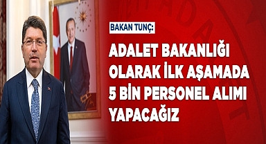 Adalet Bakanlığı 5 Bin Personel Alımı Yapacak