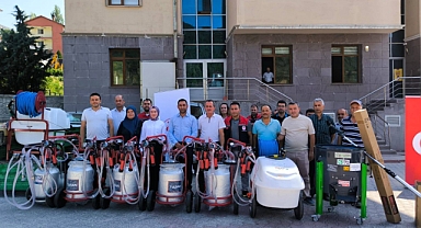Başyayla’da Çiftçilere Modern Tarım Ekipmanları Teslim Edildi