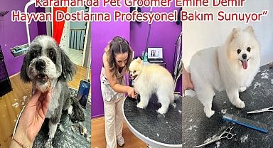 “Karaman’da Pet Groomer Emine Demir, Hayvan Dostlarına Profesyonel Bakım Sunuyor”