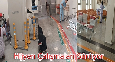 Karaman Eğitim ve Araştırma Hastanesinde Hijyen Çalışmaları Sürüyor
