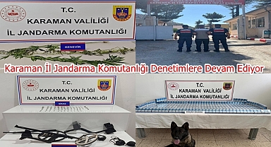Karaman İl Jandarma Komutanlığı Denetimlere Devam Ediyor